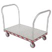 Alum Treadplate Platform Trk 30X48 Dbl Hdl - ATP-C-3048-2HDL