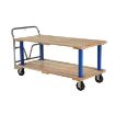 Double Deck Hardwood Platform Cart 30X60 - VHPT/D-3060