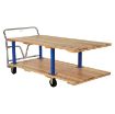 Double Deck Hardwood Platform Cart 36X72 - VHPT/D-3672