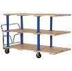 Triple Deck Hardwood Platform Cart 36X72 - VHPT/TD-3672
