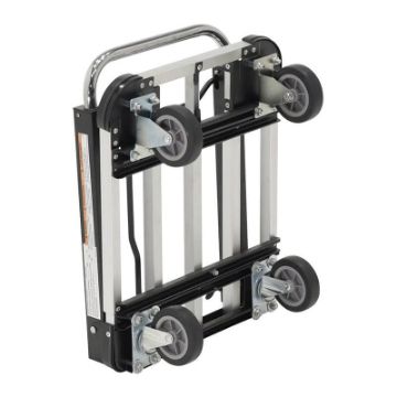 Aluminum Folding Platform Truck 16 In. x 28 In. 300 Lb. Capacity Black/Silver Vestil Aluminum Folding Platform Truck 16 In. x 28 In. 300 Lb. Capacity Black/Silver - FAPT-1628