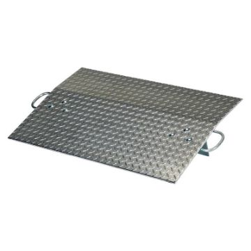 Aluminum Hand Truck Dockplate 500 lb. Capacity, 30"X24" Aluminum Hand Truck Dock Plate 1/4" Thick - Series A
