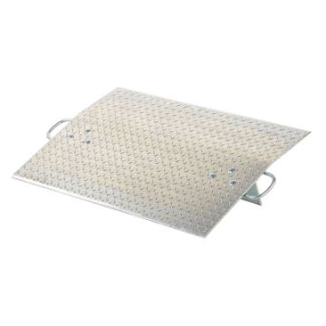 Aluminum Hand Truck Dockplate 500 lb. Capacity AH-AHDHTDP-GRP Aluminum Hand Truck Dock Plates, 5/16" Thick - Series AH