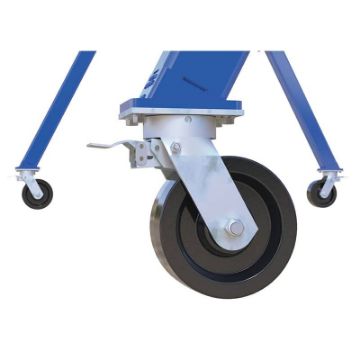 Steel Gantry Cranes - Adjustable with Total Locking Casters AHS-TLC-vestil Adjustable Height Steel Gantry Cranes with Total Locking Casters