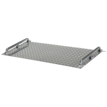 Mini Dockplates for scaling curbs or high door thresholds. Aluminum Mini Dockboard/Dockplates - Series AMD