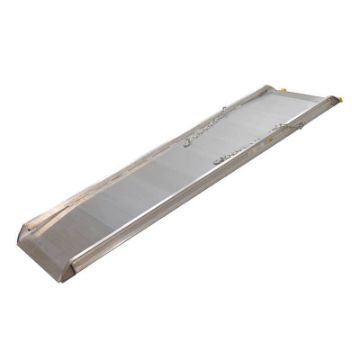 Aluminum van ramps or walk boards with hook type end with hook end type 28 inches wide. Aluminum Van Loading Ramps - 28 Inches Wide - Hook Style