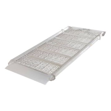 Walk Ramps With grip strut surface - 28" Wide Overlap Style, Vestil Model number: AWR-G-28-38-GRP Walk Ramps With Snow/Ice Grip - 28" or 38" Wide Overlap Style
