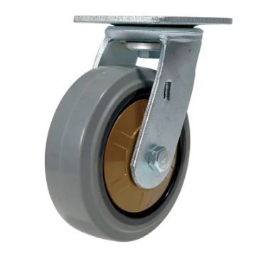 Rubber casters for industrial use. Rubber Casters