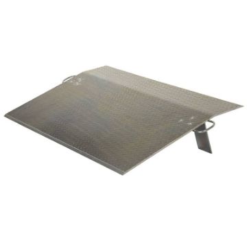 Aluminum Heavey Duty Dockplates 1/2" thick for pallet jack, dolly or hand truck use. Aluminum Economy Dockplates HD - 1/2" Thick - Series EH