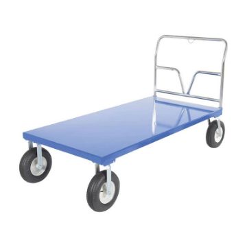 Steel Platform Trucks w Pneumatic Tires - PNU-TIRE-GRP Steel Platform Trucks w Pneumatic Tires
