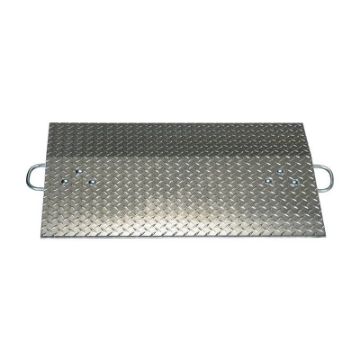 Aluminum Hand Truck Dockplate 500 lb. Capacity, 30"X24" Aluminum Hand Truck Dock Plate 1/4" Thick - Series A
