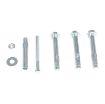 Steel Concrete Sleeve Anchor Bolts, 4 Pack, 3/8 In Diameter x 4 In Long, Silver