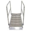 Alum Grip Strut Van Ramps w/Hand Rails - 28" & 38" Wide, Overlap Style