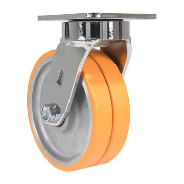 Dual Wheel Polyurethane (Sirius) - Highly Ergonomic Upgrade Casters CST-FXE-DSI Dual Wheel Polyurethane (Sirius) Ergo