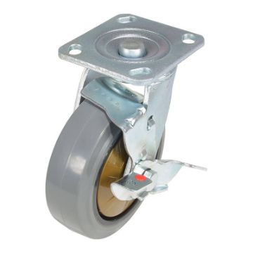 Rubber casters for industrial use. Rubber Casters