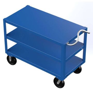 Four Wheel Carts with Ergonomic Handle Ergonomic Handle 4 Wheel Carts - DH
