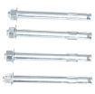 Vestil Steel Concrete Sleeve Anchor Bolts 4 Pack 3/4 In. x 6 In. Silver