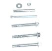 Vestil Steel Concrete Sleeve Anchor Bolts 4 Pack 3/8 In. x 4 In. Silver