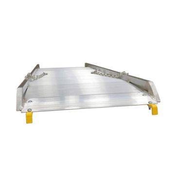 Aluminum van ramps or walk boards with hook type end with hook end type 28 inches wide. Aluminum Van Loading Ramps - 28 Inches Wide - Hook Style