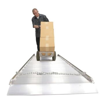 Aluminum Van Loading Ramps - Overlap Style, 38" W Aluminum Van Loading Ramps - Overlap Style, 38" W