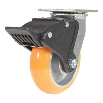 Constructed Of Proprietary, High-Grade Elastic Polyurethane (Sirius) Casters