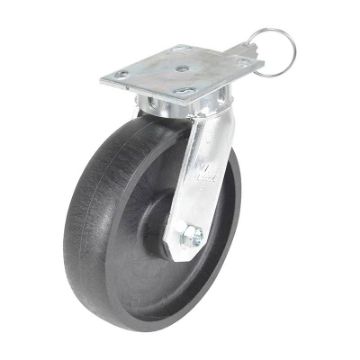 High-tech proprietary glass filled nylon (ROLLX). Kingpinless Glass Filled Nylon Casters