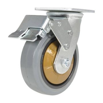 Rubber casters for industrial use. Rubber Casters