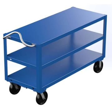 Four Wheel Carts with Ergonomic Handle Ergonomic Handle 4 Wheel Carts - DH