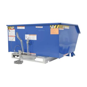 Low Profile Self Dumping Fork Truck Hoppers Low Profile Self-Dumping Steel Hoppers