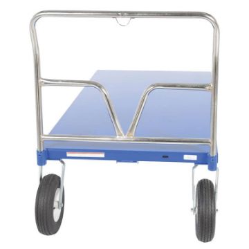 Steel Platform Trucks w Pneumatic Tires - PNU-TIRE-GRP Steel Platform Trucks w Pneumatic Tires