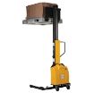 Narrow Mast Semi Elec. Stackers, Adj Legs