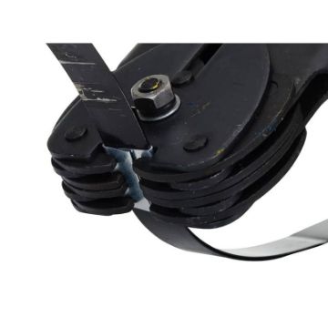 Steel strapping banding by the roll in 1/2" and 3/4" wide and banding seals. Steel Strapping Bulk Roll's 1/2" & 3/4" &  Seals.