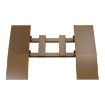 Steel Wheel Riser with Central Fork Pocket